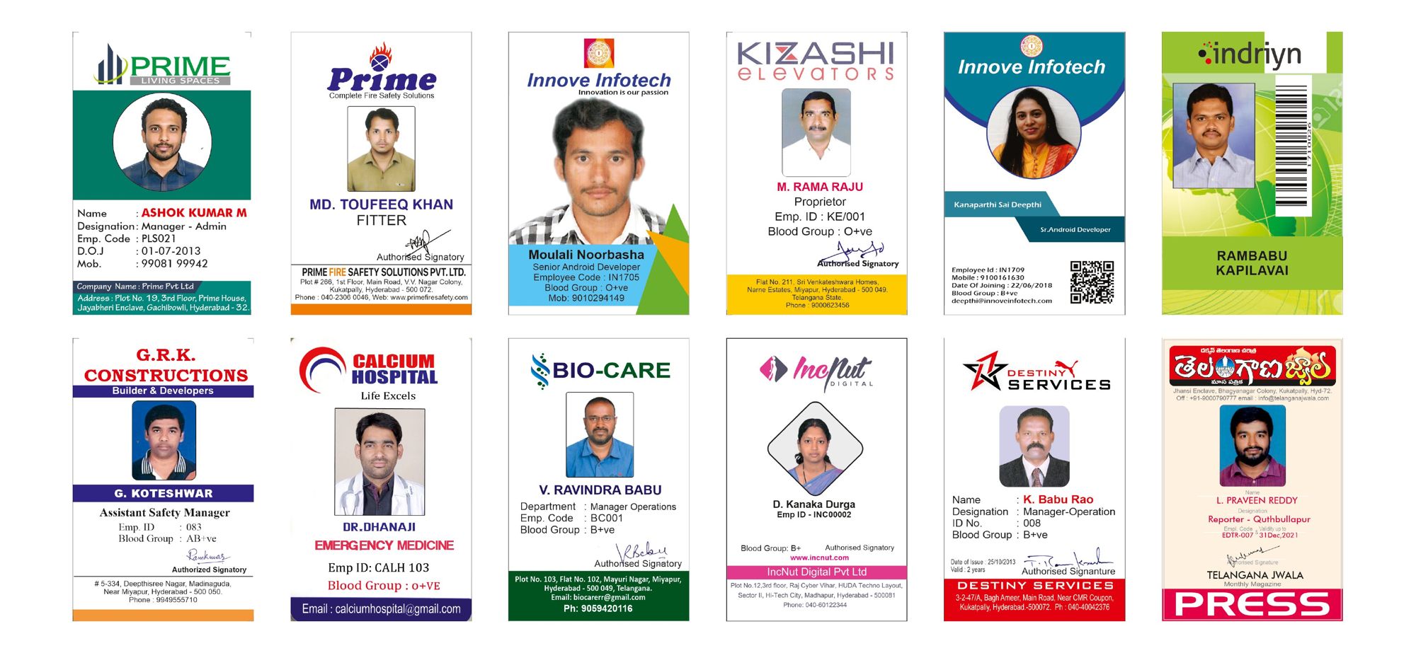 ID Cards — PVC Cards • Companies • Schools • Press